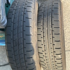 鉄ホイールタイヤ4本セットです！の画像