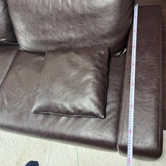 ソファ　ローソファ　　3人掛けの画像