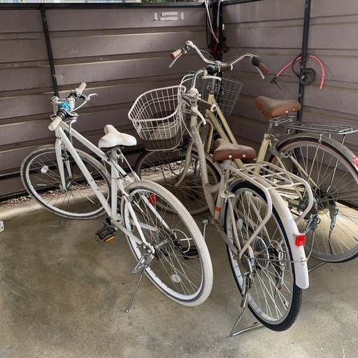 値下げ　自転車 まとめて　3台　壊れたり、サビ、タイヤパンクしてます　