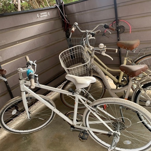 値下げ　自転車 まとめて　3台　壊れたり、サビ、タイヤパンクしてます　