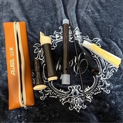 Aulos 209B E アルトリコーダー ケース付きの画像