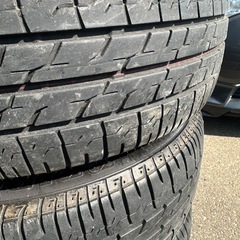 タイヤ４本鉄ホイール付きの画像