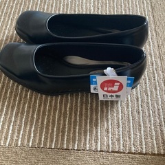 パンジー　パンプス黒　　4072 新品未使用24㌢3Eの画像