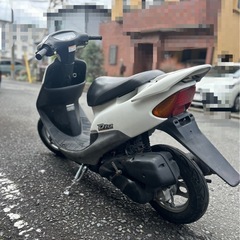 ホンダ ディオ AF34 ホワイト セル始動OK バッテリー新品の画像