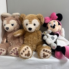 【ぬいぐるみ3点セット】ミニー・ダッフィー系の画像