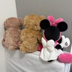 【ぬいぐるみ3点セット】ミニー・ダッフィー系の画像