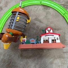 トイストーリー　プラレール　ウェスタンリバー鉄道の画像