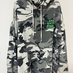 ANTI SOCIAL SOCIAL CLUB 迷彩 スウェット パーカーの画像
