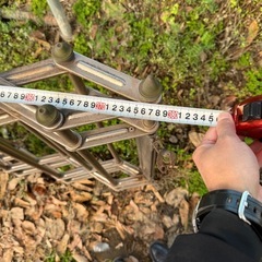 【伸縮門扉 約3.7m】アコーディオン門扉 キャスター付き 鍵付き フェンス ゲート 外構 DIYの画像