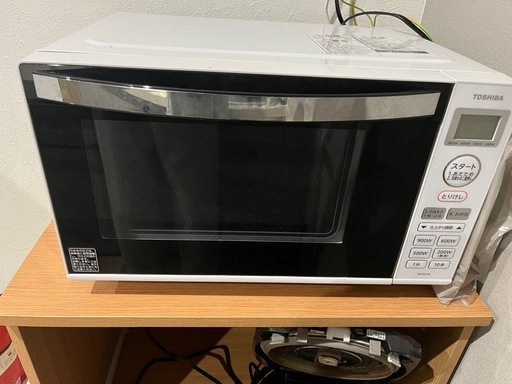【美品】TOSHIBA 電子レンジ ER-SS17A 2020年製