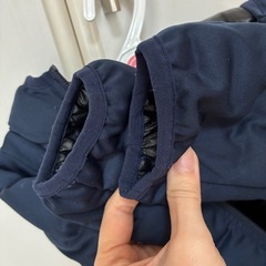 アカチャンホンポ90サイズ ネイビーダウンジャケットの画像