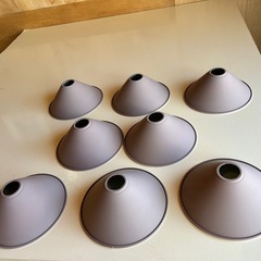 円錐型シェード ライトグレージュ 8個セットの画像
