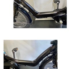 1年保証　送料無料　ブリヂストン　20インチ　子供乗せ　3人乗り 茶色　電動アシスト自転車 g327の画像