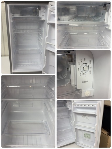 【?買取市場 6ヶ月保証】R354 ☀️ 2023年製の高年式♪ AQUA 冷蔵庫 (75L / 右開き) AQR-8K2 ⭐ 動作確