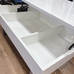 【🐤買取市場 柴田店】 I368 🌈 BTM 昇降センターテーブル ⭐ クリーニング済の画像