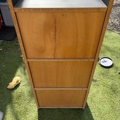 4段カラーボックス ブラック 黒 収納棚 本棚 オープンラックの画像