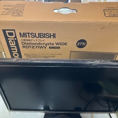【ジャンク・箱あり】三菱 27型 VAパネルモニター RDT271WVの画像