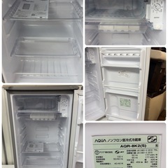 【🐤買取市場 6ヶ月保証】R367 ☀️ AQUA / アクア 冷蔵庫 (75L / 右開き) 22年製 AQR-8K2 ⭐ 動作確認済 ⭐ クリーニング済の画像