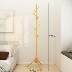 高さ172cmのハンガーラックの画像