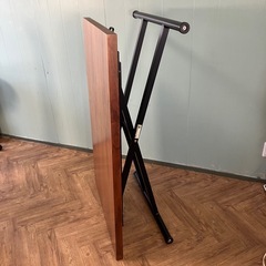 【良質‼️🉐】ニトリ　昇降ダイニングテーブル　アクティブウォルナット　高さ調節ができるテーブルの画像