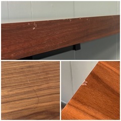 【良質‼️🉐】ニトリ　昇降ダイニングテーブル　アクティブウォルナット　高さ調節ができるテーブルの画像