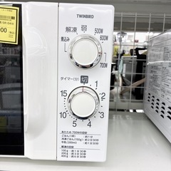 【ドリーム池田】◎ジモティ割7%◎TWINBIRD/ツインバード「60Hz 電子レンジ」ターンテーブル式　DR-D419 2019年製【48148】の画像