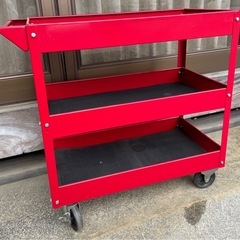 ツールワゴン　３段　美品　ガレージなどにの画像