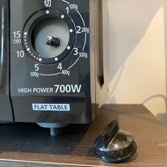 電子レンジ　黒　IRIS OHYAMA(説明欄ご確認ください)の画像