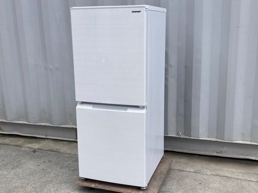 K7◇シャープ◇2ドア 冷蔵庫◇152L◇2021年製◇どっちでもドア◇ SJ-D15G-W