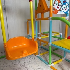 アンパンマン　うちの子天才　カンタン折りたたみ！ブランコパークDX ジャングルジムの画像