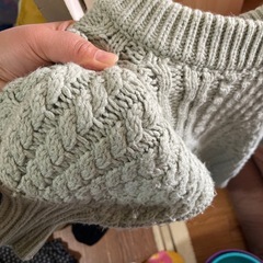 厚手のセーターの画像