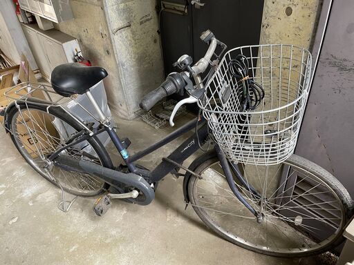 【極美品】ヤマハ電動自転車PAS CITY-SP5 マットネイビー / 使用わずか9ヶ月