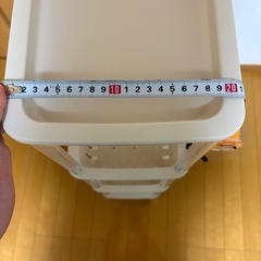 【４／２迄】 スリム収納ワゴン4段／キャスター付きの画像
