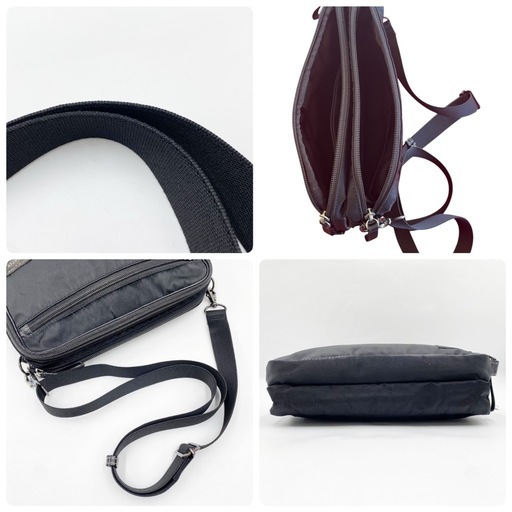【良品】PORTER PLAN ポーター プラン 2WAY ショルダーバッグ 黒