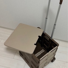 キャリーカート (折畳み式 ふた付き)の画像