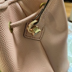 オーダーメイド❤️レザー巾着バッグ (訳ありの画像