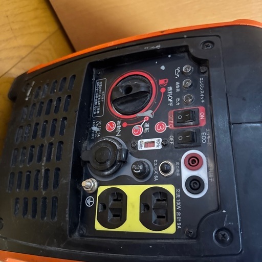 KOSHIN 発電機　GV-9i 災害時　非常時　アウトドア　キャンプ