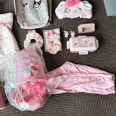 マイメロディー　グッズ　加湿機　バッグ　ヘアピン　ゴムバンド等　の画像