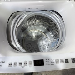 F46 ハイセンス 5.5kg全自動洗濯機 【2025年製】ホワイト HW-55E4W [HW55E4W]の画像