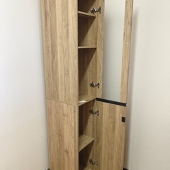 【美品】 ニトリ スリム キッチン パントリー キャビネット　シェルフの画像