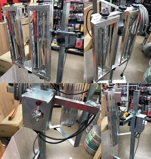 メーカー　不明　２灯式　カーボンヒーター　中古