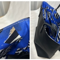 11162😸　エスティローダ ビッグサイズ トートバッグ リバーシブル ポーチ付の画像