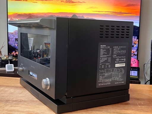 お話し中　
大特価！バルミューダ オーブンレンジ 黒 K04A-BK 2020年製 整備済 動作OK