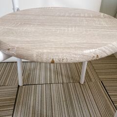 M869 ダイニング3点セット テーブル・1 ・ チェア・2点  ブラウン系 コンパクトの画像