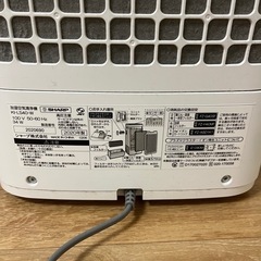 SHARP  空気清浄機加湿器の画像