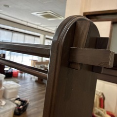 ②木製ハンガーラックの画像