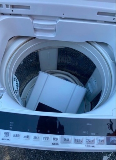 NO B556?福岡市内配送設置無料✨?日立 全自動洗濯機 8kg ホワイト ビートウォッシュ BW-V80E W 洗剤セレクト 大流