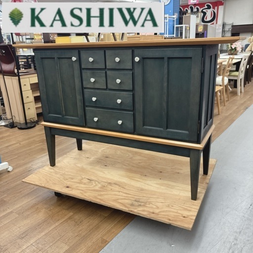 【?買取市場 柴田店】 I311 ? ジモティー限定価格！ 柏木工 キャビネット サイドボード ティナシリーズ ⭐ クリーニング済