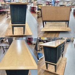 【🐤買取市場 柴田店】 I311 🌈 ジモティー限定価格！ 柏木工 キャビネット サイドボード ティナシリーズ ⭐ クリーニング済の画像