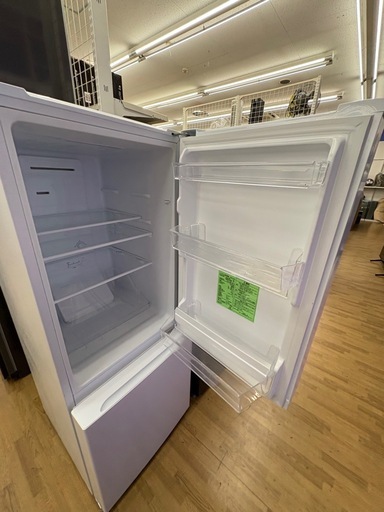 【ドリーム川西店限定】☆ジモティー見たよ割引☆2ドア冷蔵庫 REFAGE YRZ-F15LW 156L 2024年製 動作確認済み 【